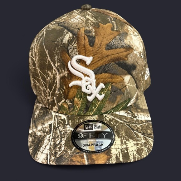 New Era Accessories - New Era White Sox Camo Snapback with White Logo